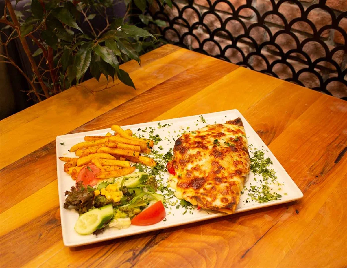 Mantarlı Tavuklu Krep